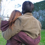 Hugging Couple