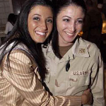 Jaclyn Nesheiwat hugging sister